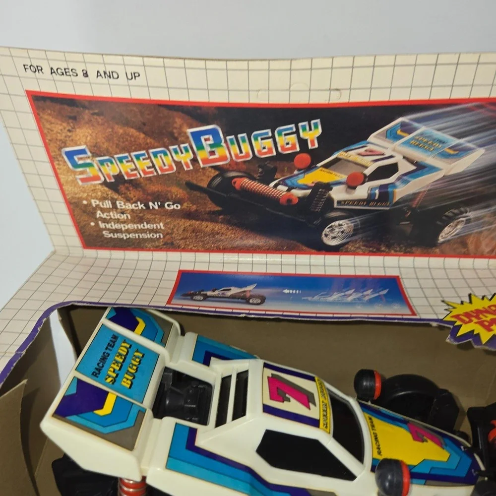 Speedy Buggy Pull Back N Go Independent Suspension No Batteries Required Vintage